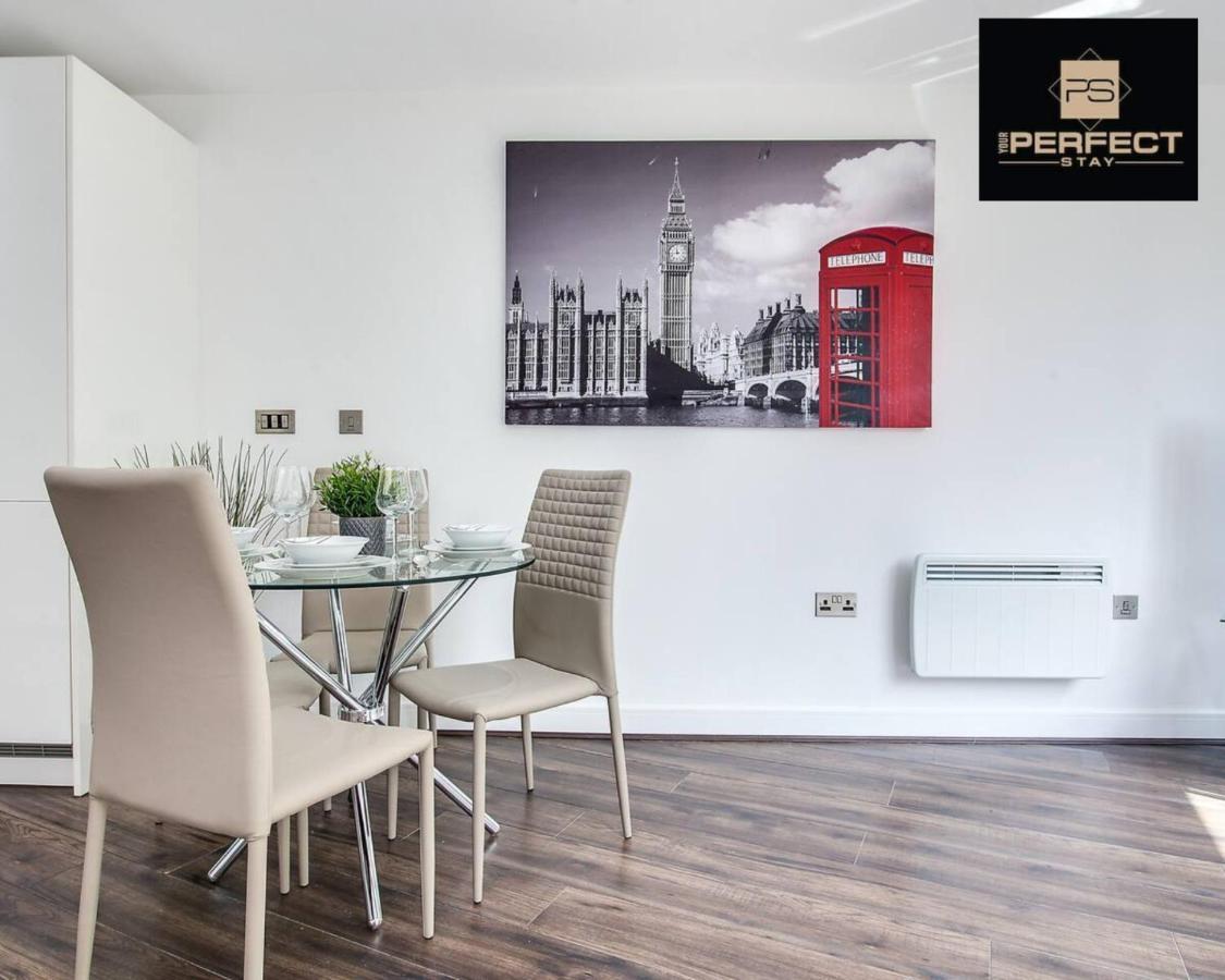 Luxe Modern Apartment By Your Perfect Stay Short Lets Birmingham Exteriör bild