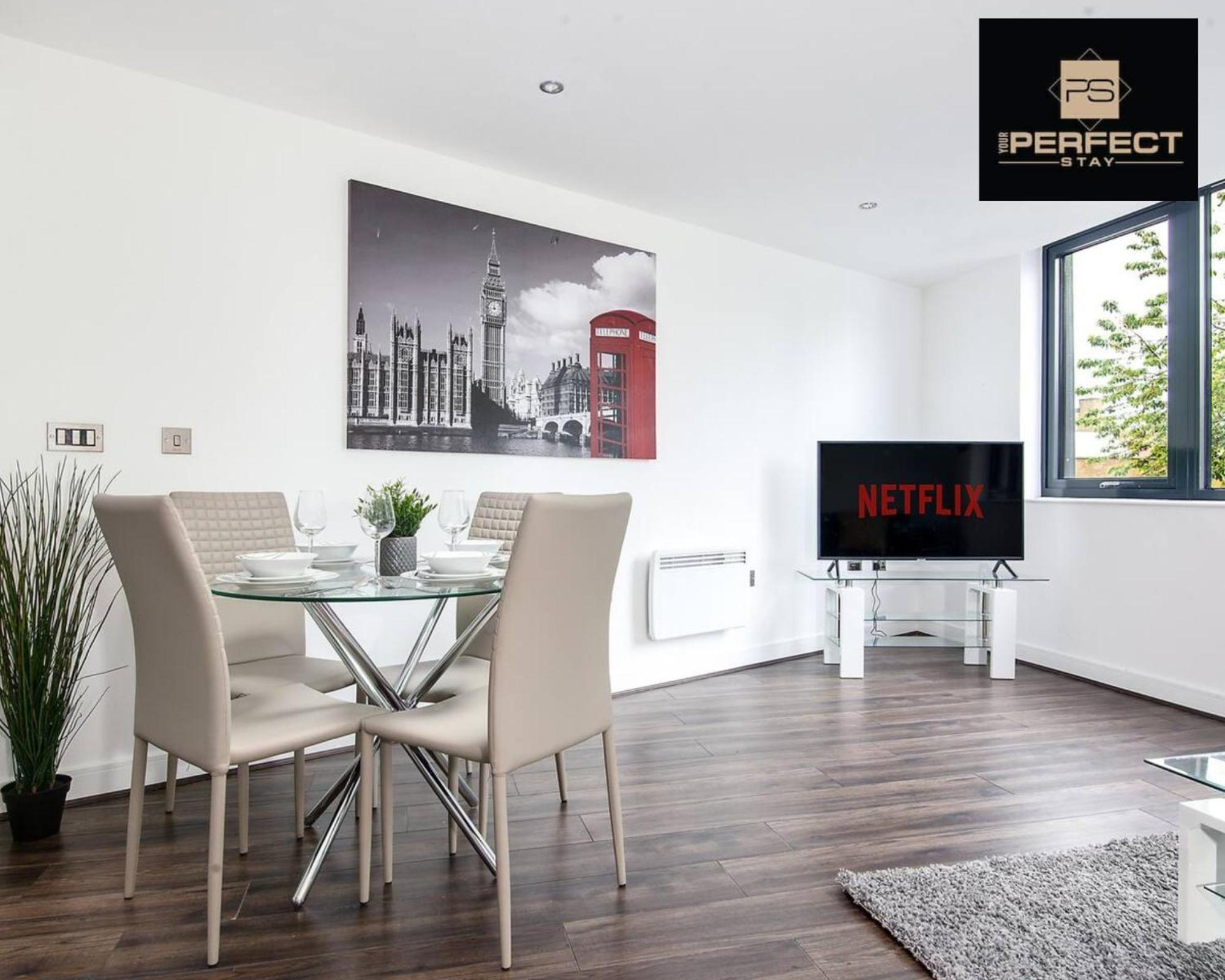 Luxe Modern Apartment By Your Perfect Stay Short Lets Birmingham Exteriör bild